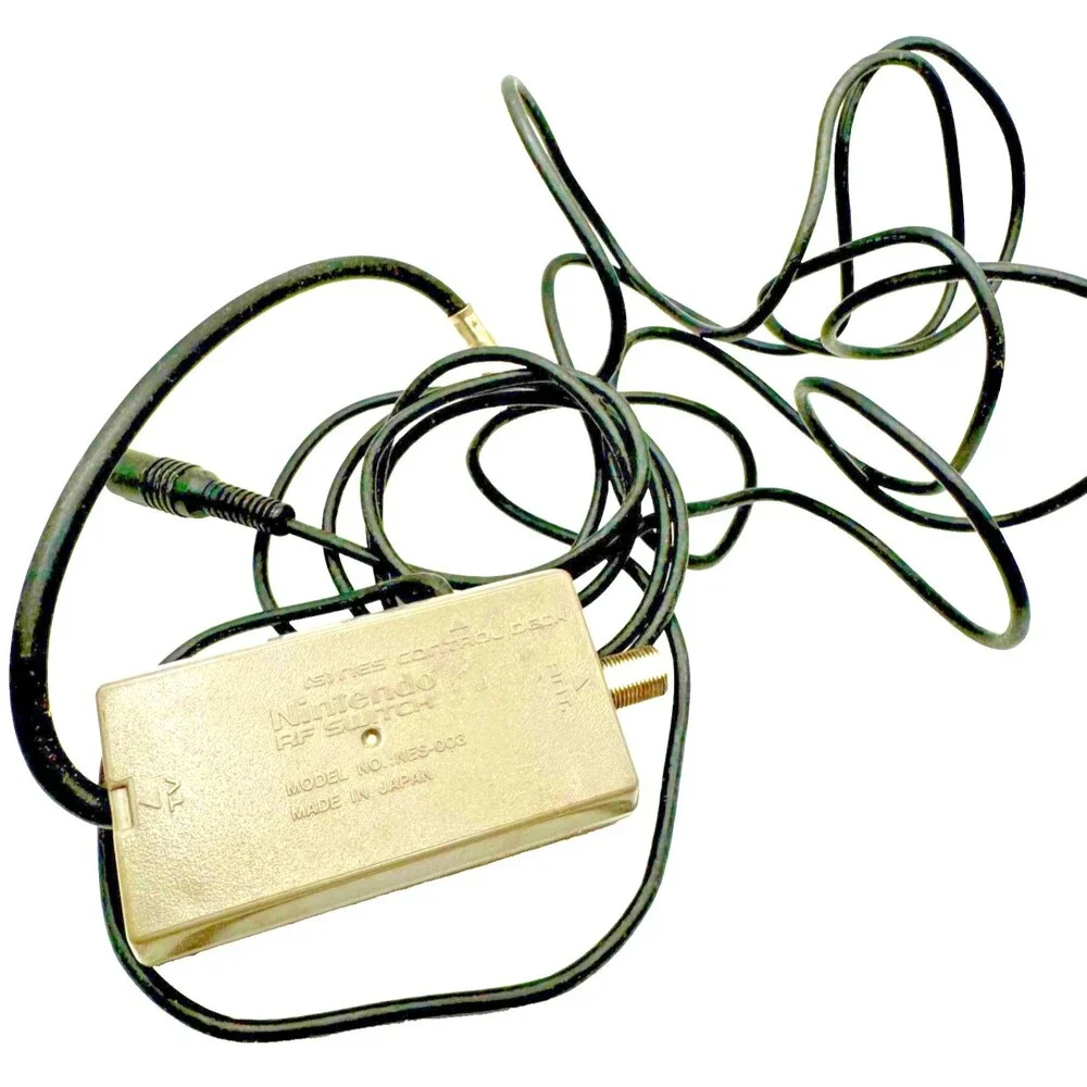 Nintendo NES RF AV Cable adapter Switch NES-003 Official OEM Authentic Vintage